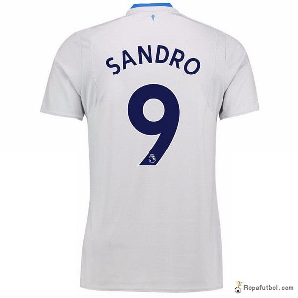 Camiseta Everton Replica Segunda Ropa Sandro 2017/18